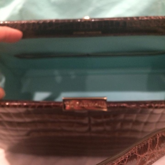 TIFFANY & CO. Brown Crocodile Laurelton Bag - Picture 8 of 8